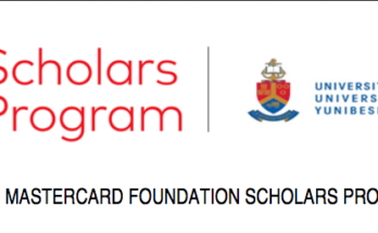 University of Pretoria MasterCard Foundation Scholars Program (MCFSP)